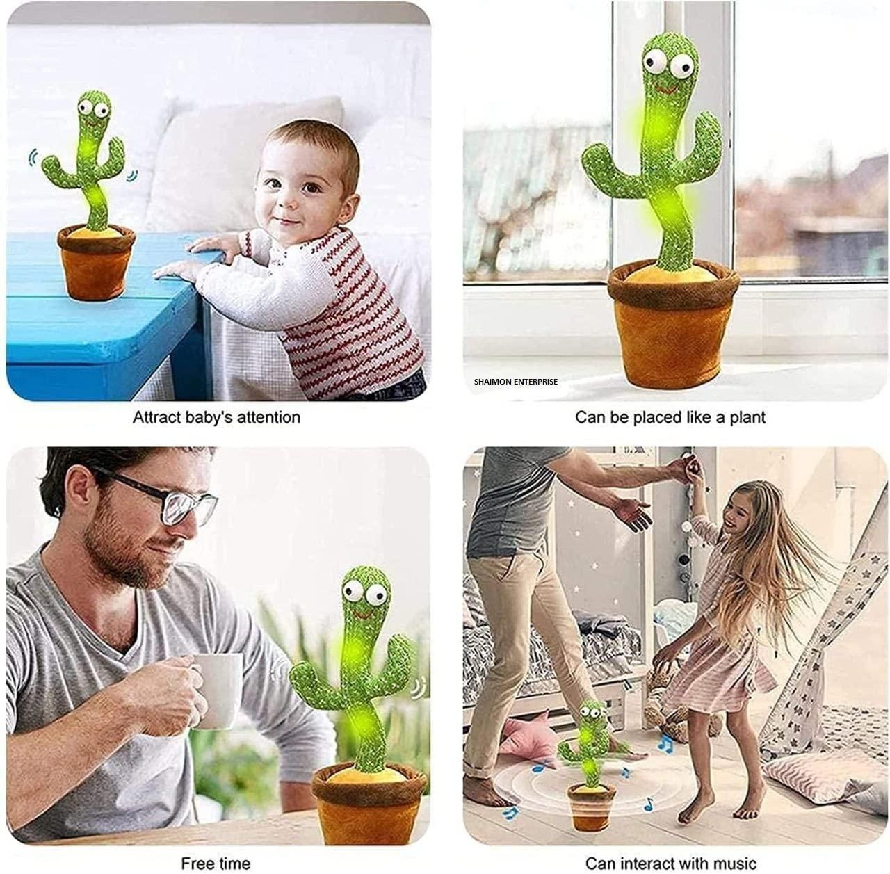 LED Musical Dancing & Mimicry Cactus Toy so Funny