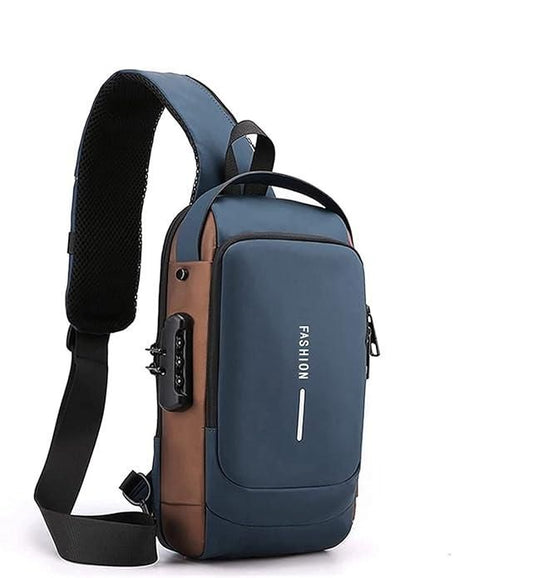 Sling Bag for Men & Women With charger
